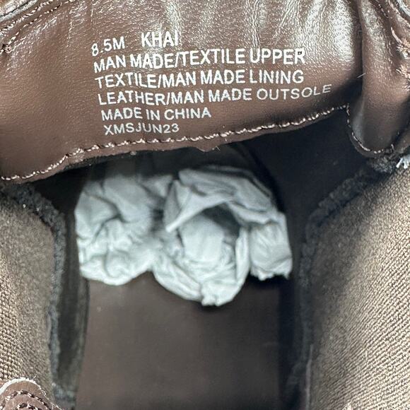 Kensie Womens Khai Chelsea Boots Size 8.5 Brown Slip On Ankle Boots New - Picture 8 of 14